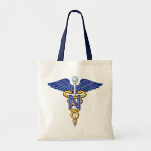 Bolsa Tote Enfermagem Caduceus