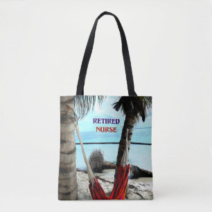 Bolsa Tote Enfermeira aposentada, hammock na praia