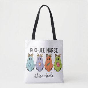 Bolsa Tote Enfermeira Boo-Jee Halloween Fantasma Personalizad