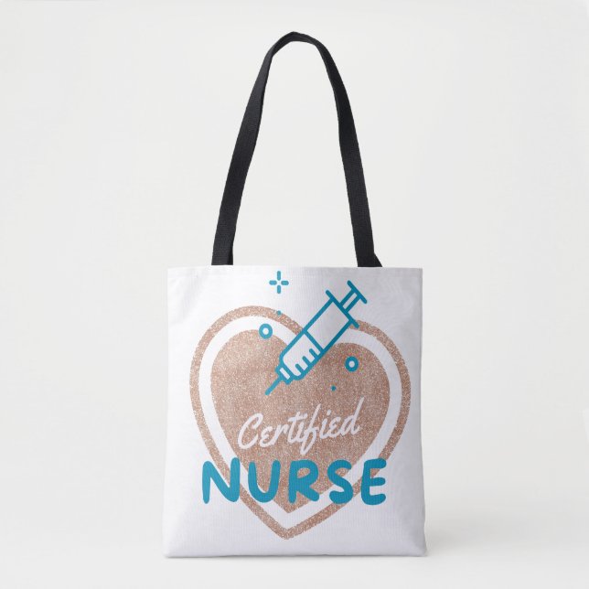 Bolsa Tote Enfermeira Certificada (Frente)