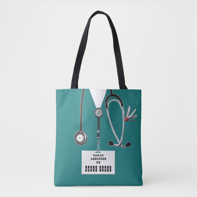 Bolsa Tote Enfermeira criativa (Frente)