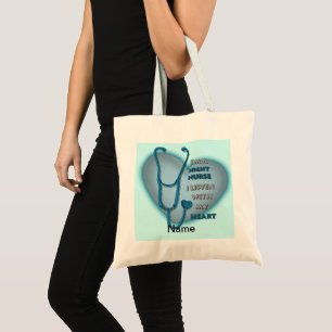 Bolsa Tote Enfermeira da Noite Azul