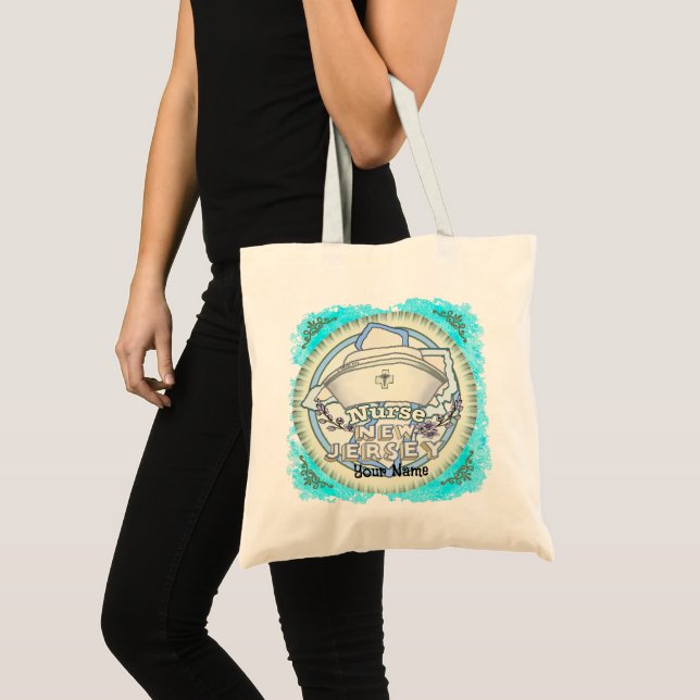 Bolsa Tote Enfermeira de Nova Jersey (Frente (produto))