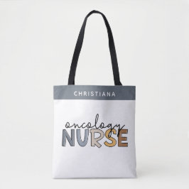 Bolsa Tote Enfermeira de Oncologia Personalizada - Presentes 