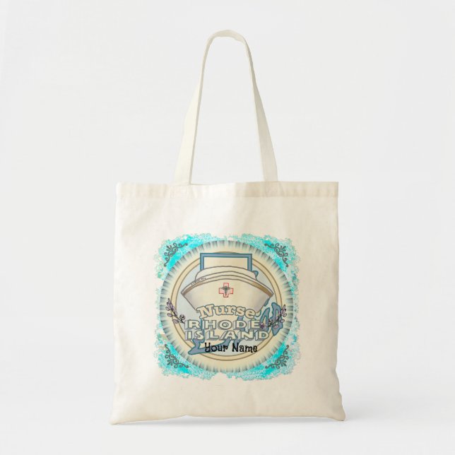 Bolsa Tote Enfermeira de Rhode Island (Frente)