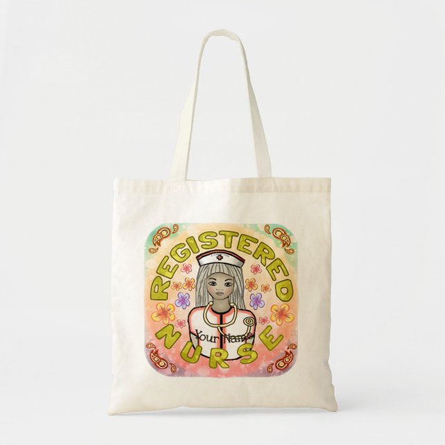 Bolsa Tote enfermeira de RP trabalhando (Frente)