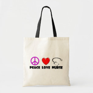 Bolsa Tote Enfermeira do amor da paz