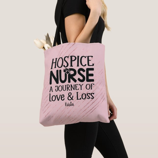 Bolsa Tote Enfermeira do hospital Journey Pink (Close Up)