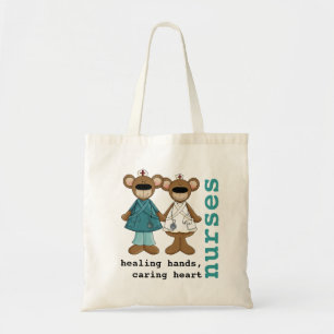 Bolsa Tote Enfermeira Enfermeira design Tote Sacos Engraçado