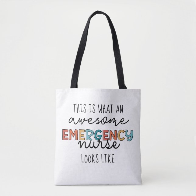 Bolsa Tote Enfermeira Enfermeira Engraçada Engraçada Enfermei (Frente)