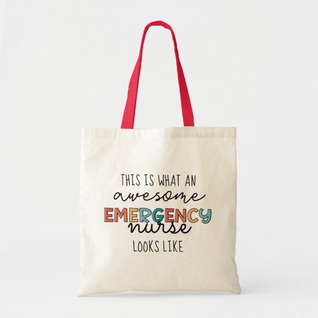 Bolsa Tote Enfermeira Enfermeira Engraçada Engraçada Enfermei (Frente)