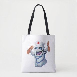Bolsa Tote Enfermeira Ghost Halloween