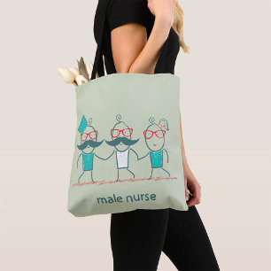 Bolsa Tote Enfermeira masculina