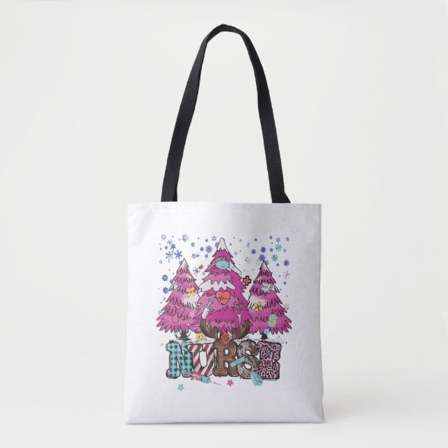 Bolsa Tote Enfermeira Natal 4 (Frente)