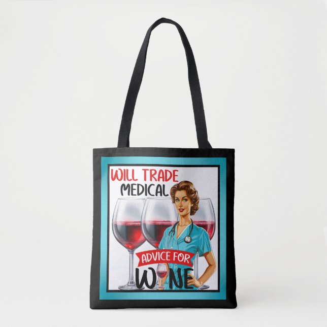 Bolsa Tote Enfermeira Nostálgica Cuta Pinup Comercializará Co (Frente)