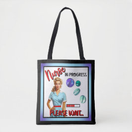 Bolsa Tote Enfermeira Nostálgica Enfermeira Em Andamento