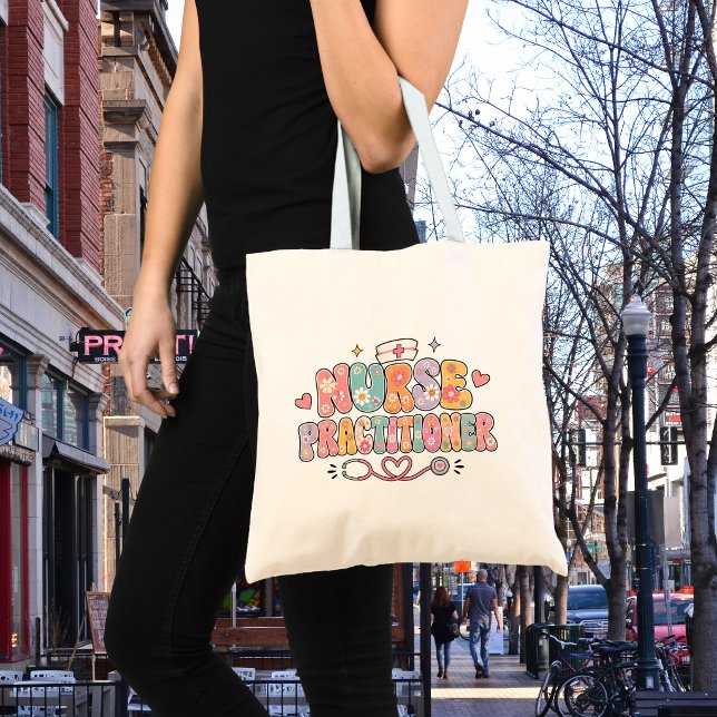 Bolsa Tote Enfermeira Praticante Retrô  (Criador carregado)