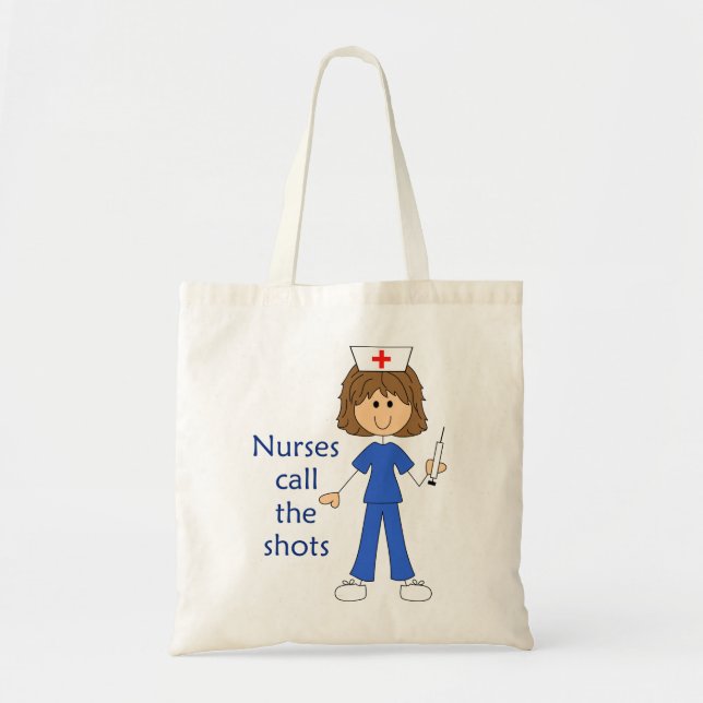 Bolsa Tote Enfermeiras chamam os tiros (Frente)