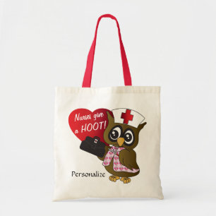 Bolsa Tote Enfermeiras dão um Hoot! Enfermeiro
