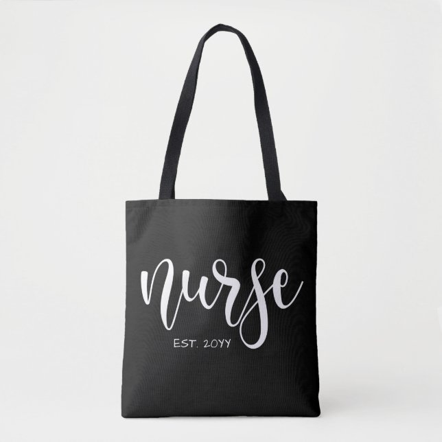 Bolsa Tote Enfermeiro Ano Personalizado Enfermeiro Enfermeiro (Frente)