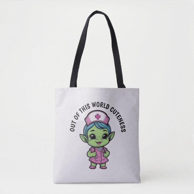 Bolsa Tote Enfermeiro de Alienígena (Frente)