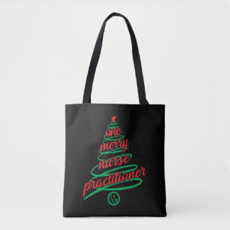 Bolsa Tote enfermeiro de Natal, uma feliz
