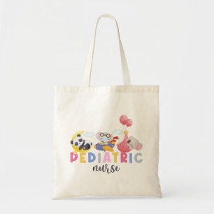 Bolsa Tote Enfermeiro Pediátrico Safari Zoo Peds Enfermeiro N