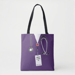 Bolsa Tote Enfermeiro Roxo