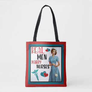 Bolsa Tote Enfermeiros De Casado De Homens Verdadeiros