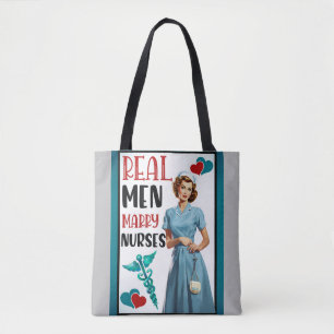 Bolsa Tote Enfermeiros De Casado De Homens Verdadeiros