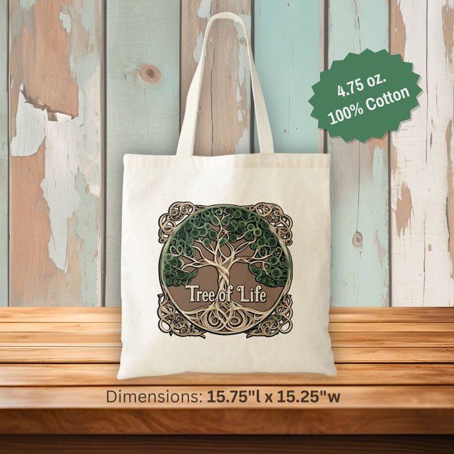 Bolsa Tote Enfileiramento de Papel em Árvore (Criador carregado)