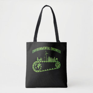 Bolsa Tote Engenharia ambiental do Engenheiro ambiental