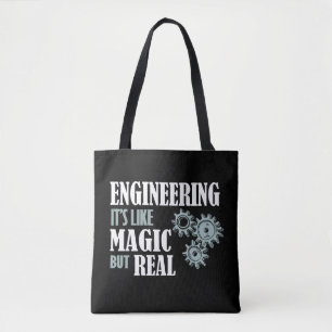 Bolsa Tote Engenharia - É como Magia, mas Real