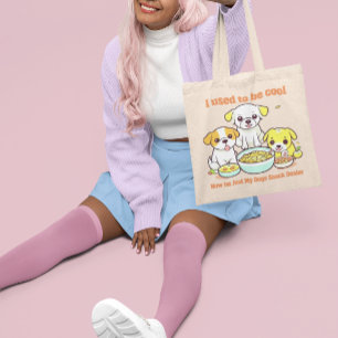Bolsa Tote Engraçada canvas de presentes para mãe de cachorro
