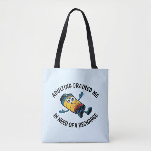 Bolsa Tote Engraçada Luta Adulta