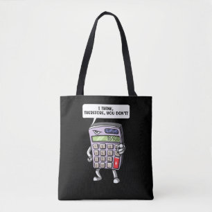 Bolsa Tote Engraçada Piada de Matemática em álgebra de Matemá