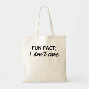 Bolsa Tote Engraçadas citações, fato divertido; não me im