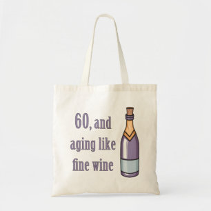 Bolsa Tote Engraçado 60º aniversário com ideias