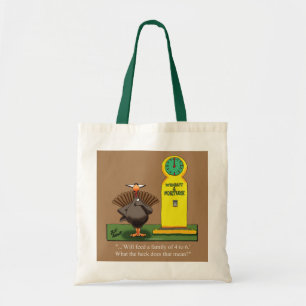 Bolsa Tote Engraçado Ação de Graças Humor Tote Bag Gift