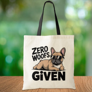 Bolsa Tote Engraçado Antissocial Francês Buldogue Francês