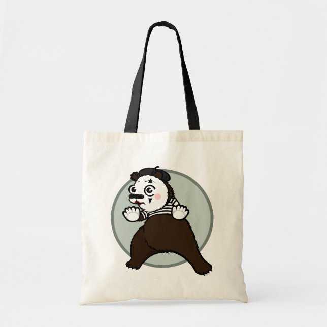 BOLSA TOTE ENGRAÇADO BEAR MIME TOTE BAG (Frente)