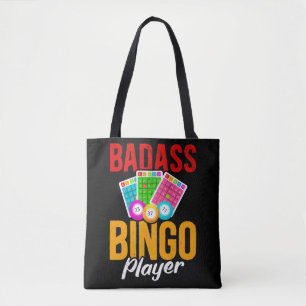 Bolsa Tote Engraçado Bingo Balls Sarcástico Jogador de Bing
