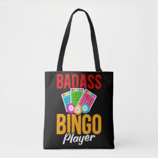 Bolsa Tote Engraçado Bingo Balls Sarcástico Jogador de Bingo