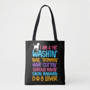 Bolsa Tote Engraçado Cachorro Coitado Cotação Pet Witty Pu