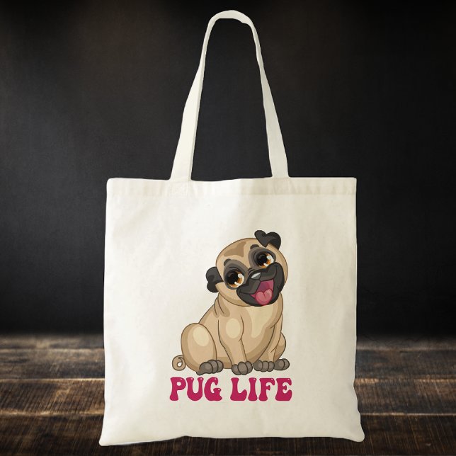 Bolsa Tote Engraçado Cartoon Life Cachorro Cachorro Cachorro  (Criador carregado)