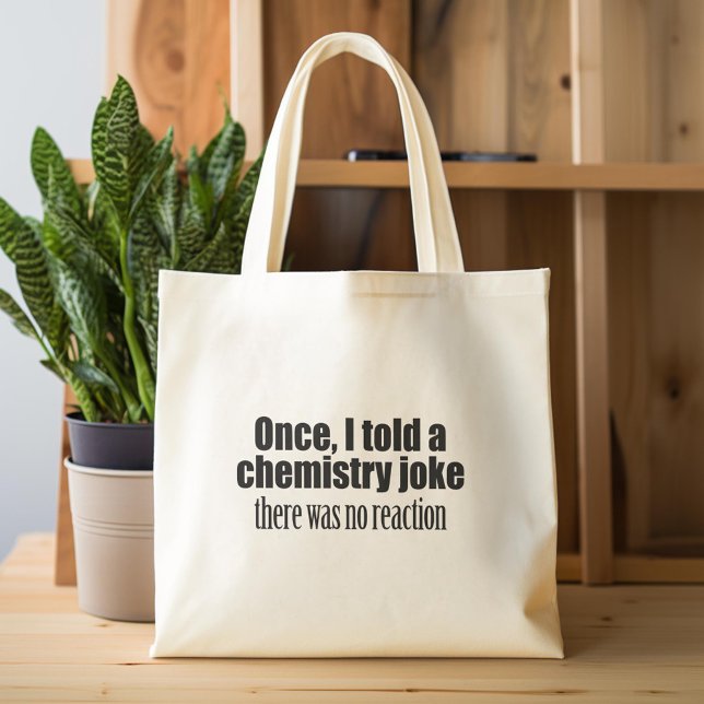Bolsa Tote Engraçado Citação do Professor de Química - sem re (Custom Tote Bag)
