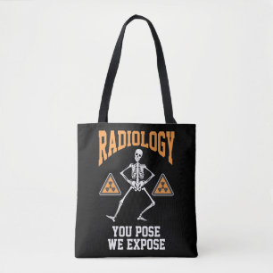 Bolsa Tote Engraçado Dançando Esqueleto Radiologia Humor
