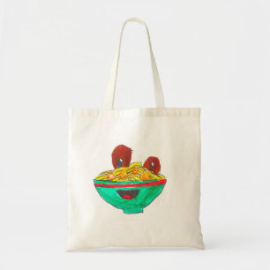 Bolsa Tote Engraçado desenho animado espaguete almôndegas a