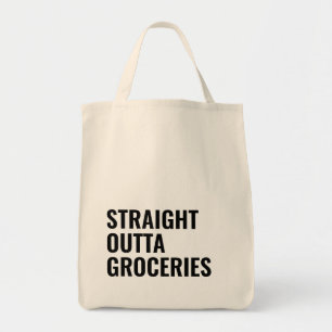 Bolsa Tote Engraçado DIRETO DAS COMPRAS DE SUPERMERCADO