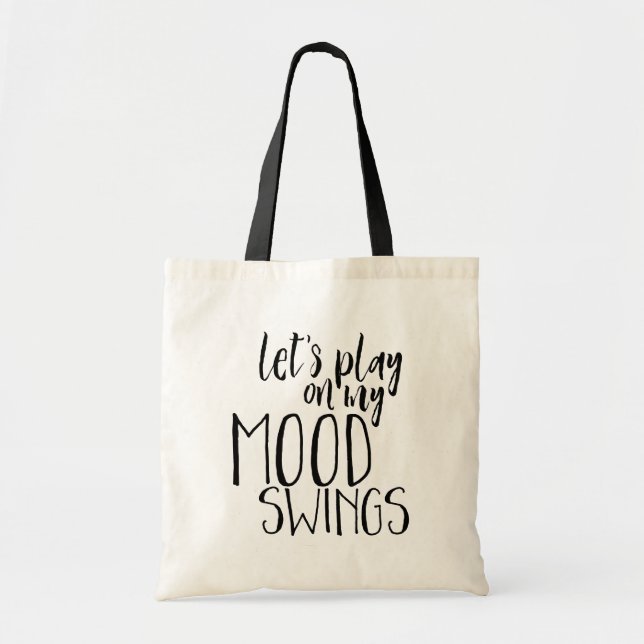 Bolsa Tote Engraçado Dizer Humor Balançando PMS (Frente)